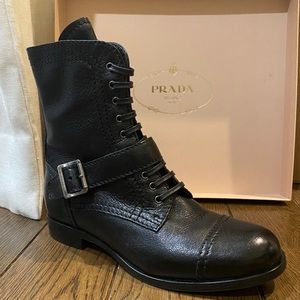 Prada Combat Boots